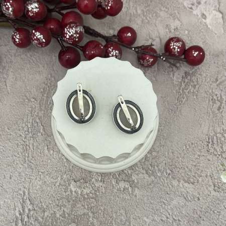 Серебряные серьги Мелодия 